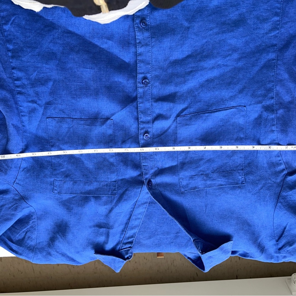 Blue Button-Up Shirt - Picture 11 of 12